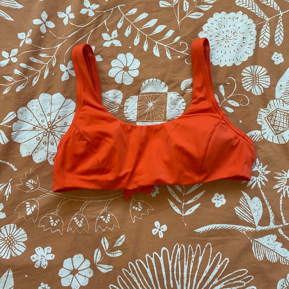 PrAna Orange Bikini Top